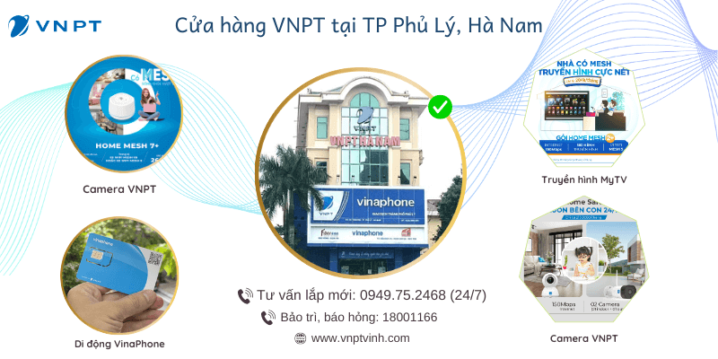 Cửa hàng VNPT tại Phủ Lý