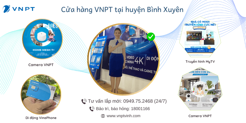 Cửa hàng VNPT huyện Bình Xuyên