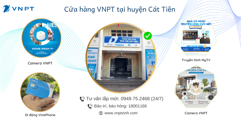 Cửa hàng VNPT huyện Cát Tiên