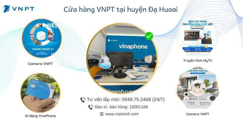 Cửa hàng VNPT huyện Đạ Huoai