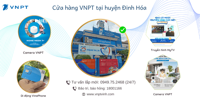 Cửa hàng VNPT huyện Định Hóa