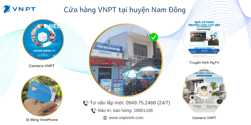 Cửa hàng VNPT huyện Nam Đông