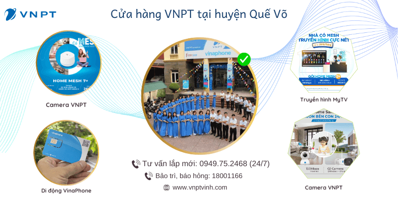 Cửa hàng VNPT huyện Quế Võ