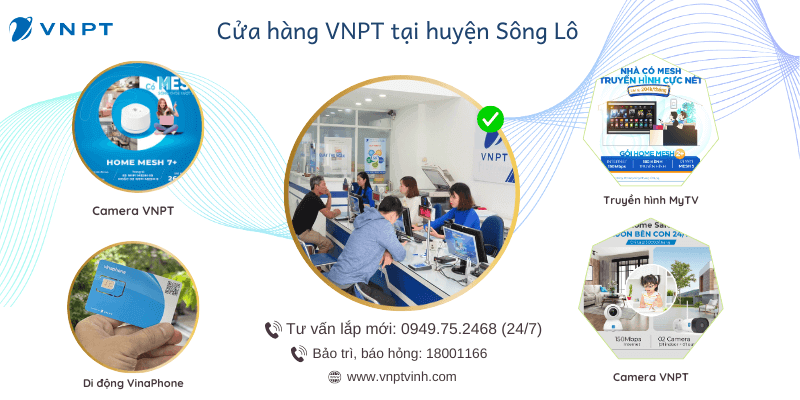 Cửa hàng VNPT huyện Sông Lô