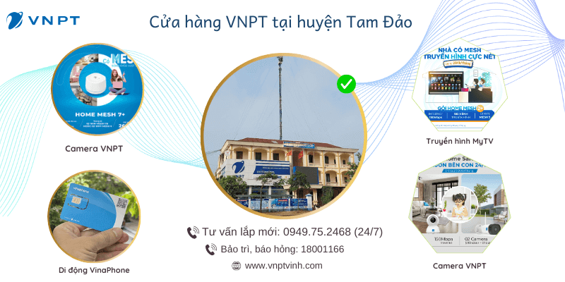 Cửa hàng VNPT huyện Tam Đảo