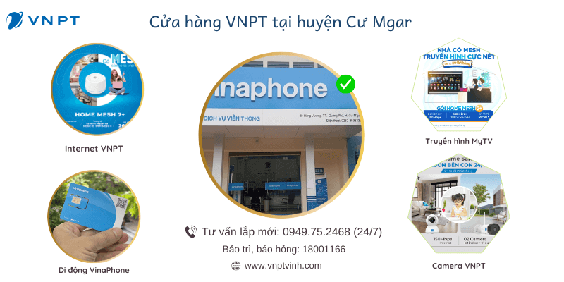 Cửa hàng VNPT huyện Cư Mgar