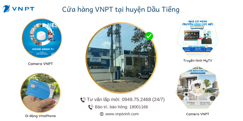 Cửa hàng VNPT Huyện Dầu Tiếng