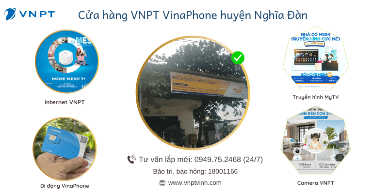 Cửa hàng VNPT huyện Nghĩa Đàn