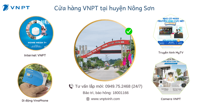 Cửa hàng VNPT huyện Nông Sơn