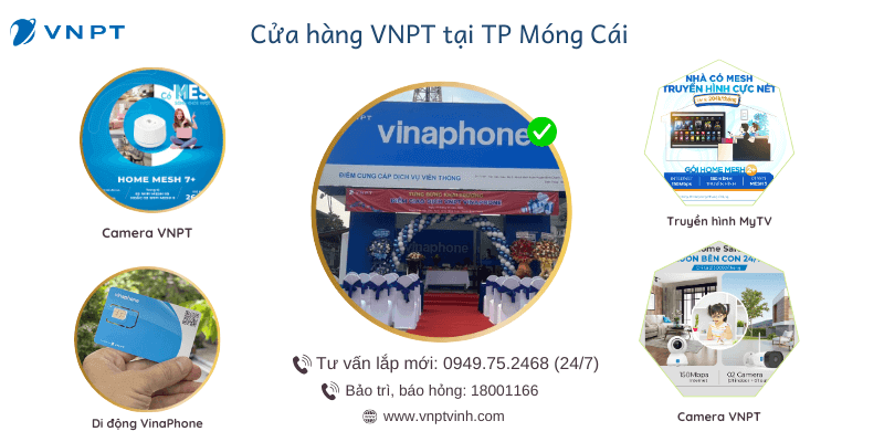 Cửa hàng VNPT TP Móng Cái