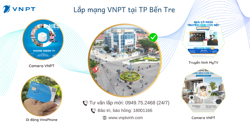 Lắp mạng VNPT TP Bến Tre