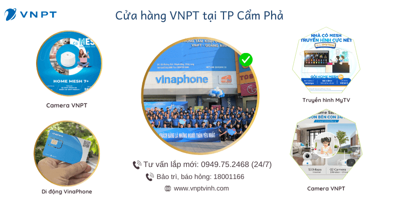 Cửa hàng VNPT TP Cẩm Phả