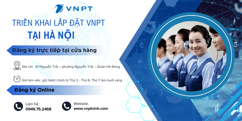 Triển khai lắp đặt VNPT tại Hà Nội