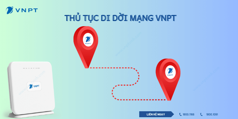 Thủ tục di dời mạng VNPT