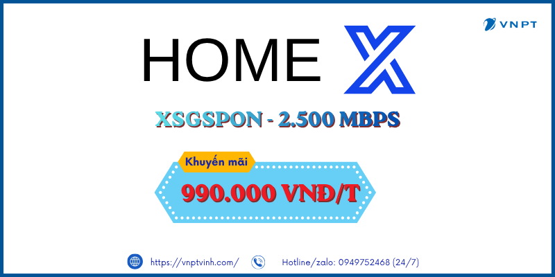 Gói cước Home X Gói cước Home X