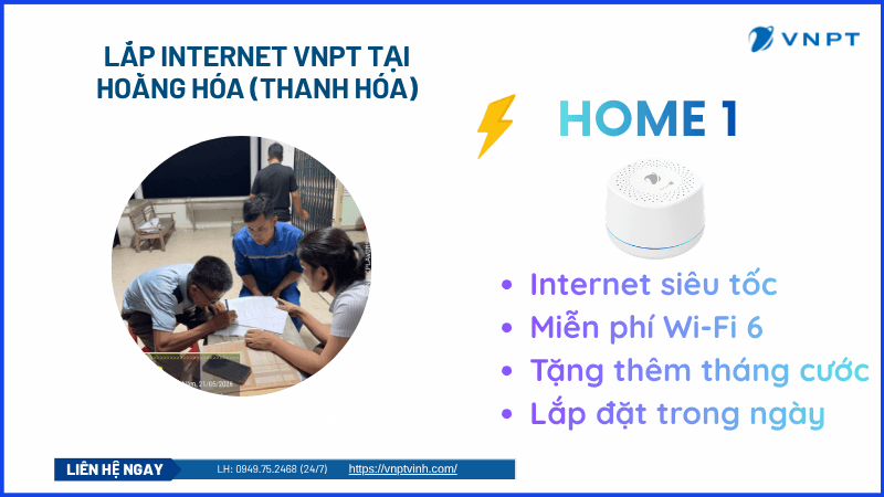 Lắp mạng VNPT tại Hoằng Hóa