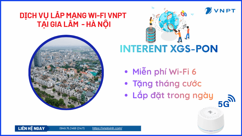 Lắp mạng VNPT Gia Lâm