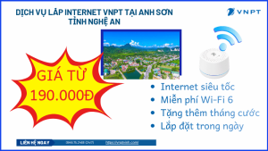 Lắp đặt mạng VNPT Anh Sơn