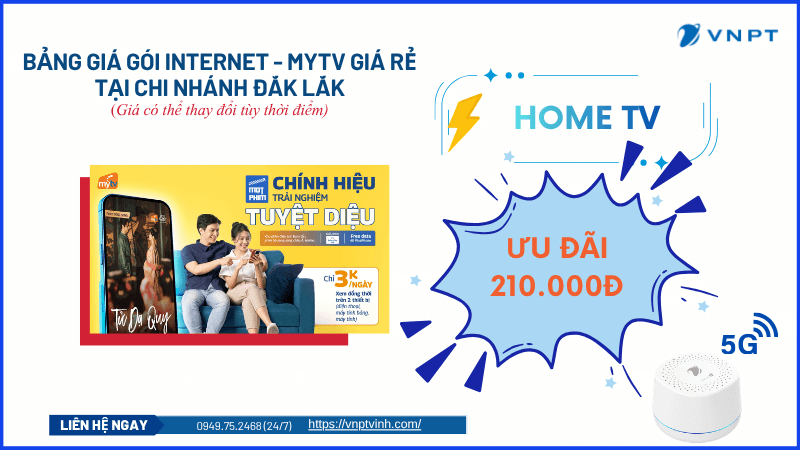 Lắp đặt mạng VNPT Đắk Lắk Lắp đặt mạng VNPT Đắk Lắk