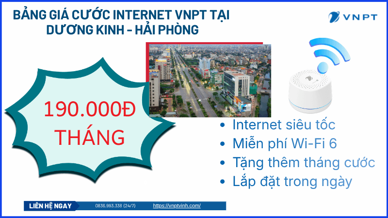Lắp đặt mạng VNPT Dương Kinh Lắp đặt mạng VNPT Dương Kinh