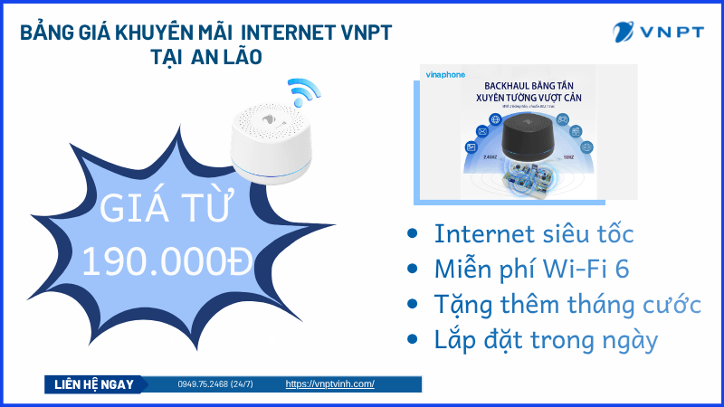 Lắp mạng VNPT An Lão