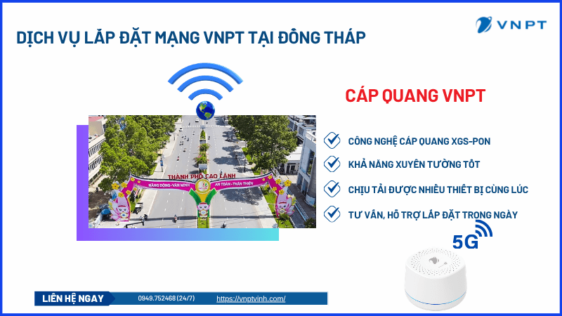 Lắp mạng VNPT Đồng Tháp Lắp mạng VNPT Đồng Tháp