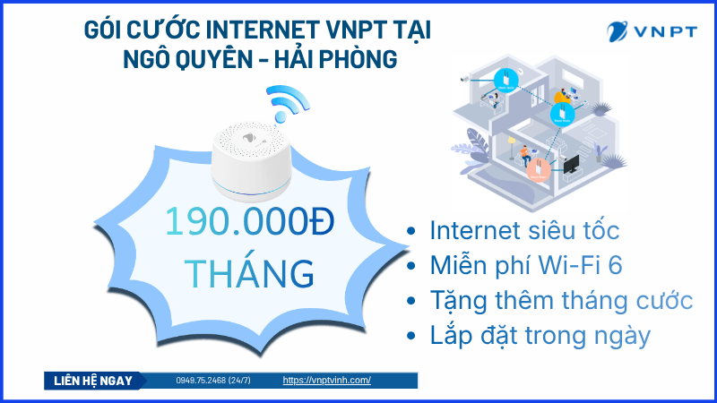 Lắp mạng VNPT Ngô Quyền