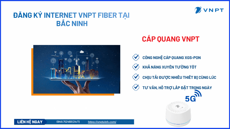 Lắp mạng VNPT tại Bắc Ninh