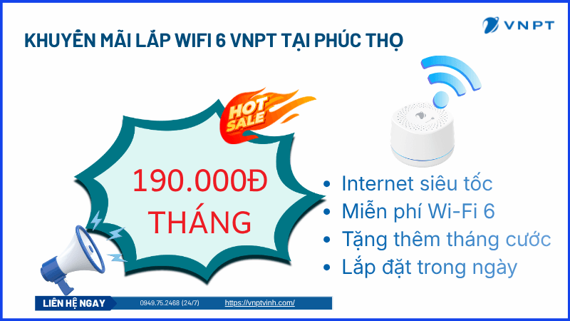 Lắp mạng VNPT tại Phúc Thọ