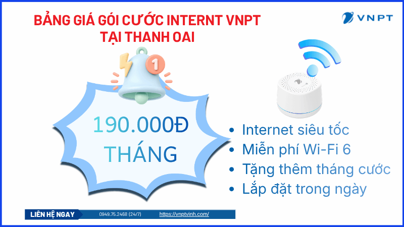 Lắp mạng VNPT tại Thanh Oai Lắp mạng VNPT tại Thanh Oai