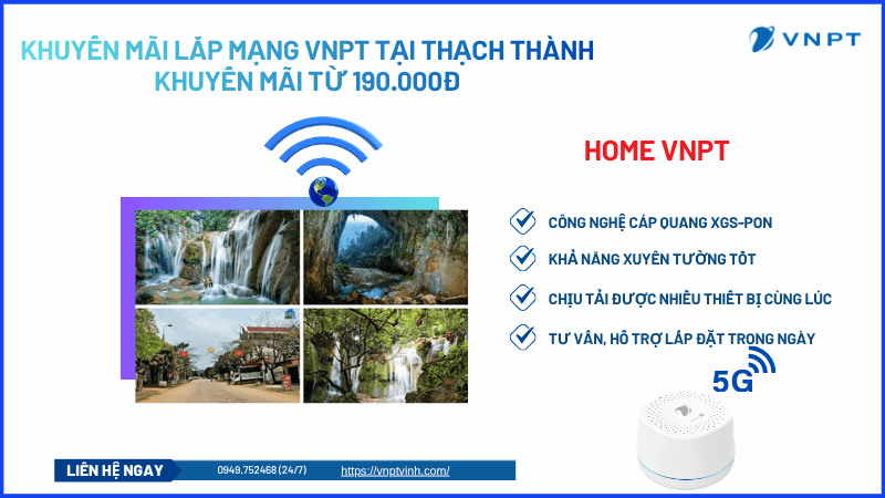 Lắp mạng VNPT Thạch Thành Lắp mạng VNPT Thạch Thành