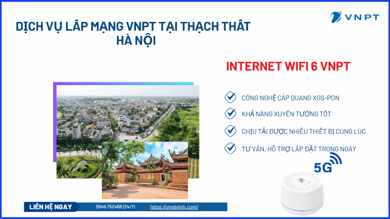 Lắp mạng VNPT Thạch Thất