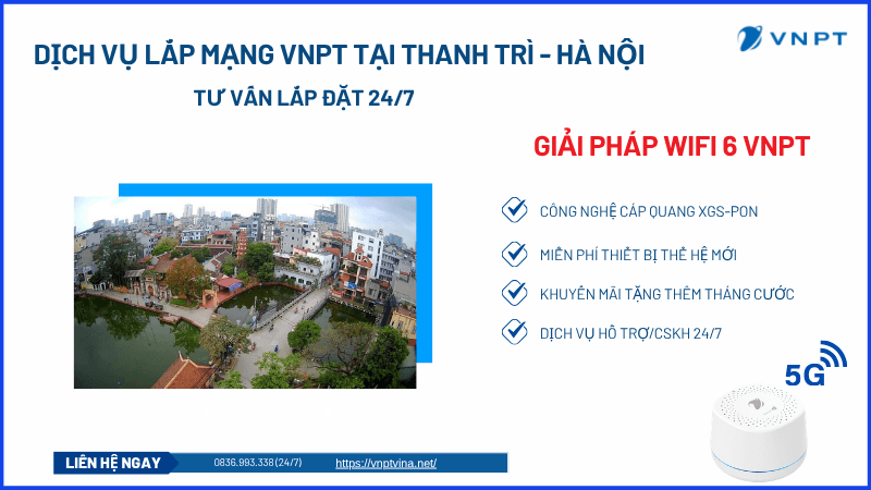 Lắp mạng VNPT Thanh Trì Lắp mạng VNPT Thanh Trì