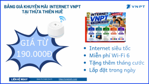 Bảng giá VNPT Thừa Thiên Huế