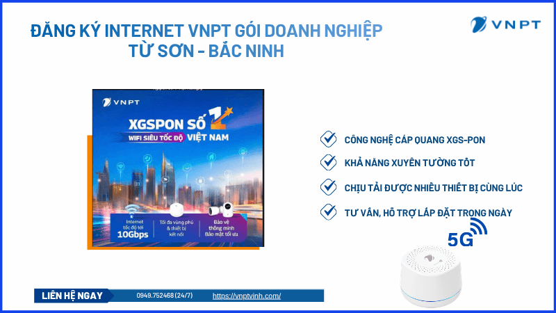 Lắp đặt mạng VNPT tại Từ Sơn