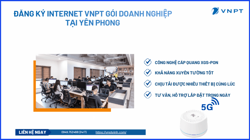 Lắp đặt mạng VNPT tại Yên Phong Lắp đặt mạng VNPT tại Yên Phong