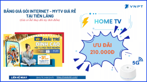 Lắp đặt mạng VNPT Tiên Lãng