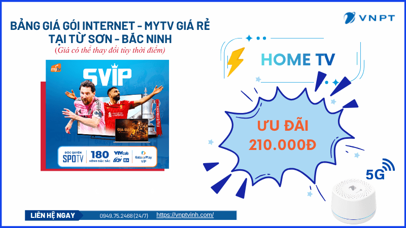 Lắp đặt mạng VNPT Từ Sơn