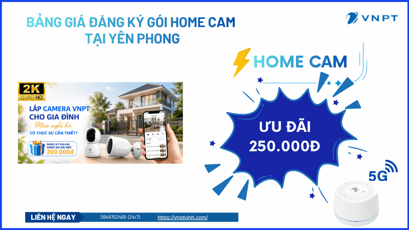 Lắp đặt mạng VNPT Yên Phong Lắp đặt mạng VNPT Yên Phong