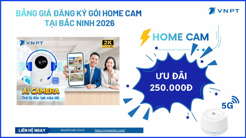 Lắp Internet và camera VNPT tại Bắc Ninh
