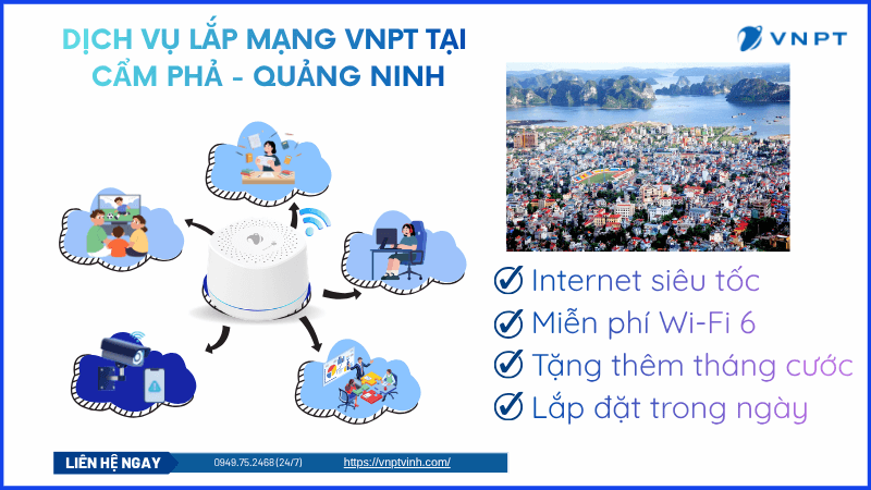 Lắp mạng VNPT Cẩm Phả