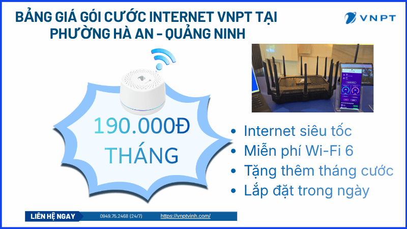 Lắp mạng VNPT phường Hà An Lắp mạng VNPT phường Hà An