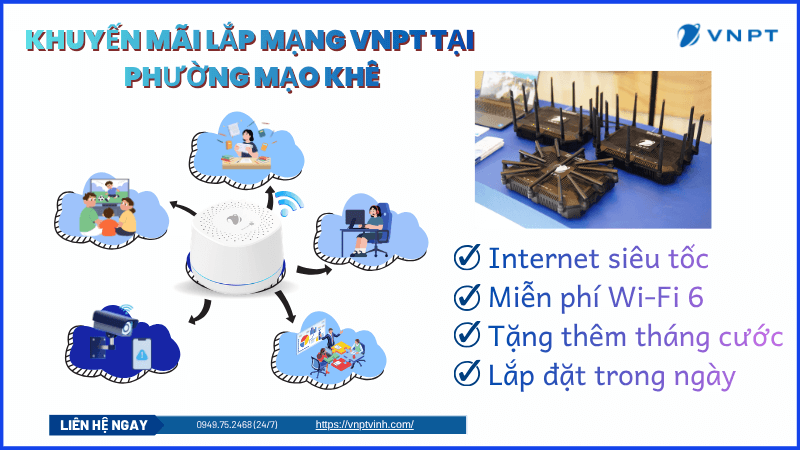 Lắp mạng VNPT phường Mạo Khê