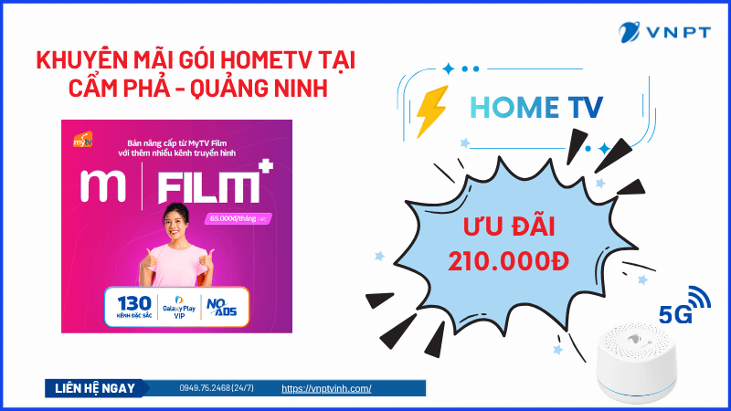 Lắp mạng VNPT tại Cẩm Phả