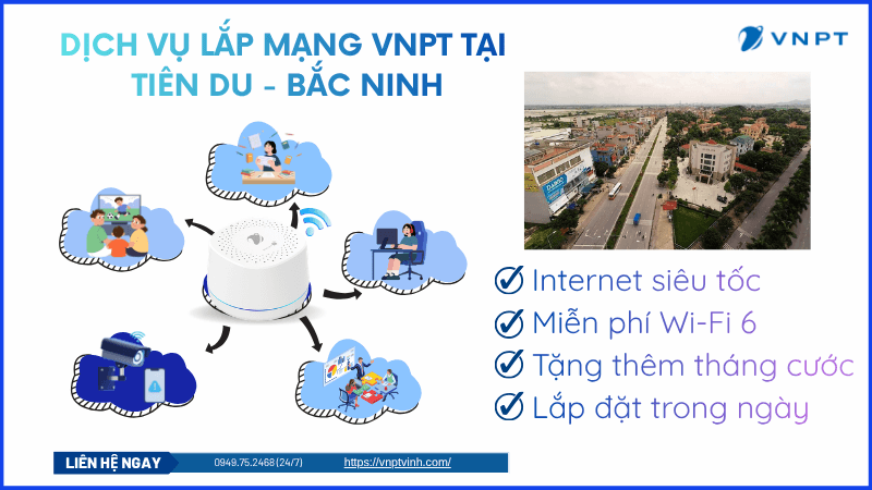 Lắp mạng VNPT Tiên Du Lắp mạng VNPT Tiên Du