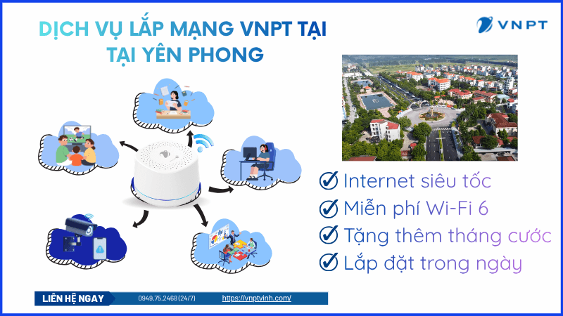 Lắp mạng VNPT Yên Phong Lắp mạng VNPT Yên Phong