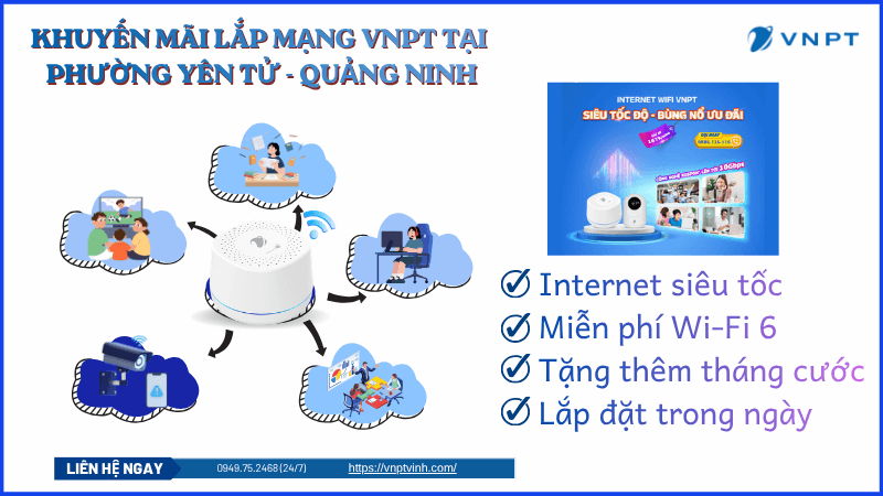 Lắp mạng VNPT Yên Tử Lắp mạng VNPT Yên Tử