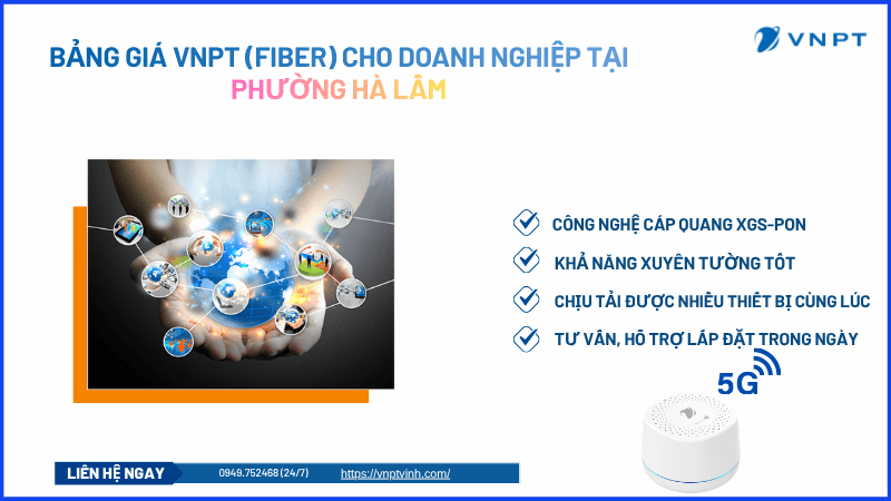 Lắp đặt mạng VNPT phường Hà Lầm