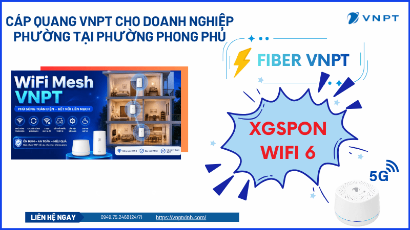 Lắp đặt VNPT Phong Phú, Huế