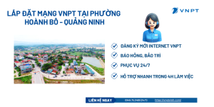 Lắp mạng VNPT phường Hoành Bồ